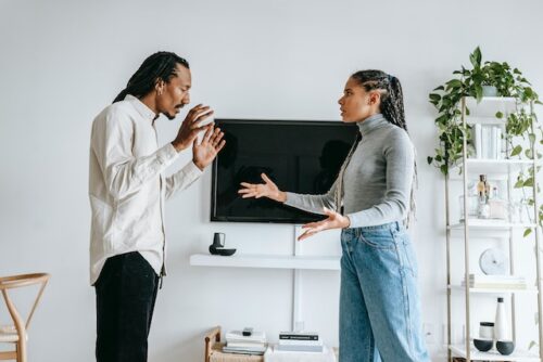 couple arguing