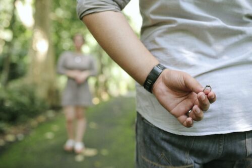 man about to propose to partner